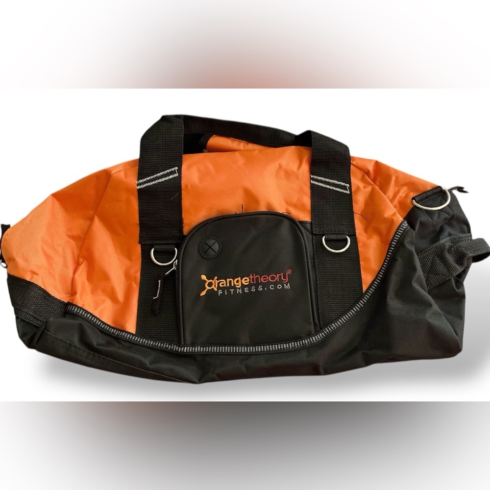 Orangetheory Black and Orange Duffel Bag